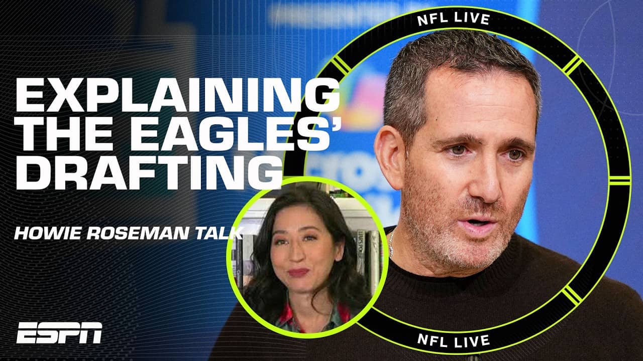 Howie Roseman's DRAFT PROWESS is impressive! 💪 Mina Kimes breaks it down | NFL Live