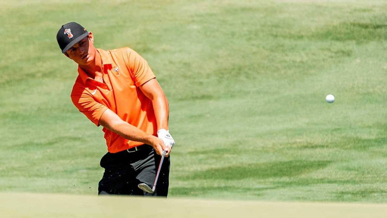 Oklahoma State's Preston Stout wins 2026 NCAA men's golf individual title