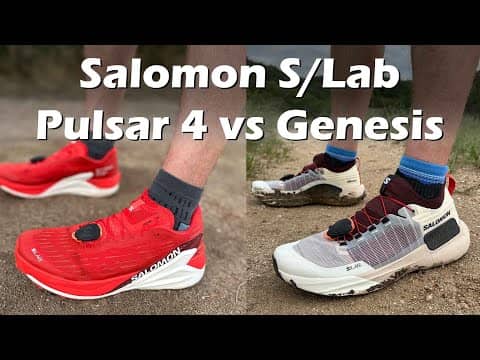 Salomon SLab Pulsar 4 vs SLab Genesis || Dual Trail Shoe Review