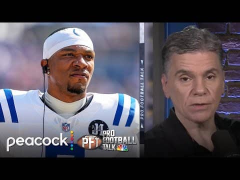 Why Colts cannot go back to Anthony Richardson in 2026 | Pro Football Talk | NFL on NBC