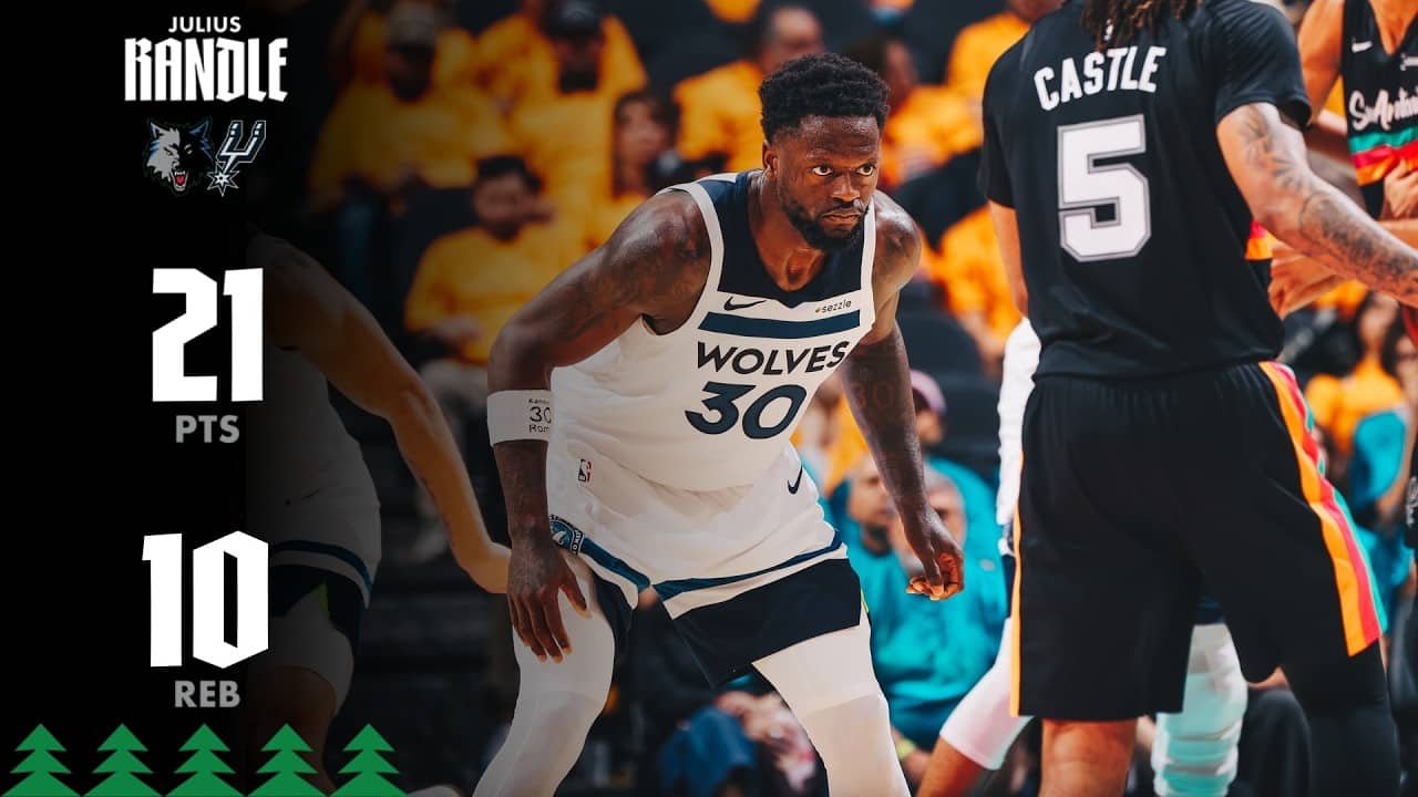 Julius Randle With A DOUBLE-DOUBLE In Game One vs The San Antonio Spurs | 05.04.26