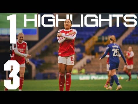 FOUR WINS ON THE BOUNCE | HIGHLIGHTS | Everton vs Arsenal (1-3) | McCabe, Foord, Smith | WSL