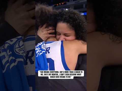 Taina Mair and Coach Kara Lawson postgame 🥹 #duke #dukebasketball #accbasketball #collegebasketball
