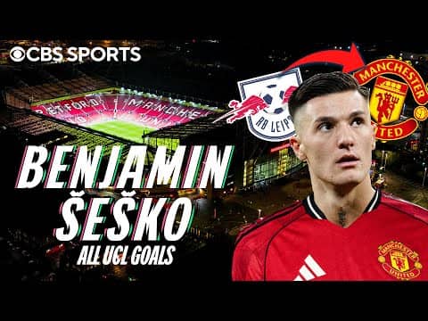 Welcome to MANCHESTER UNITED - Benjamin Šeško | ALL GOALS in the UCL | MASSIVE TRANSFER 👀