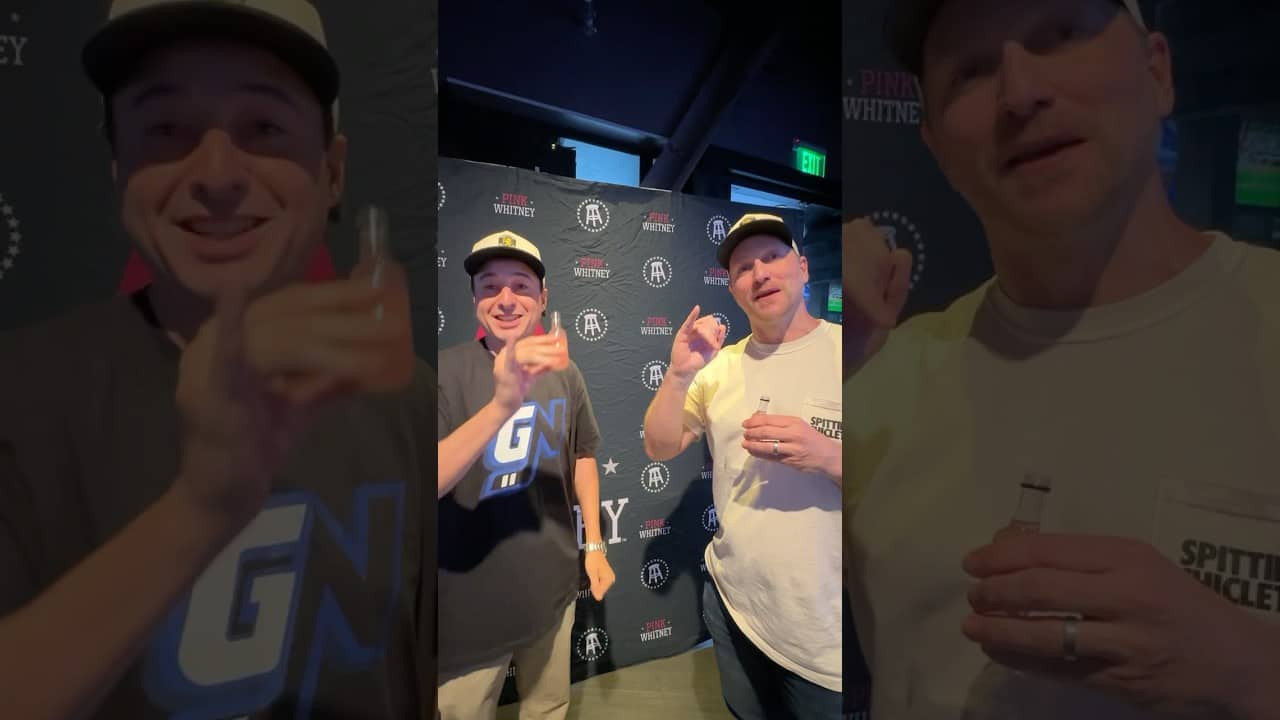 Get on down to Tom’s Watch Bar for a #pinkwhitney party with the Game Notes crew 🤝
