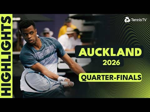 Mensik Faces Mpetshi Perricard; Shelton vs Baez | Auckland 2026 Quarter-Final Highlights Continued