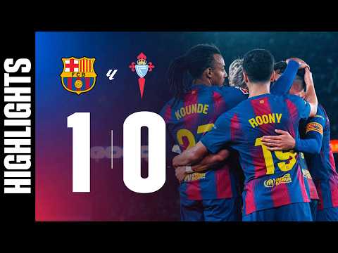 FC BARCELONA 1 vs 0 CELTA DE VIGO | LALIGA 2025/26 MD 33 🔵🔴