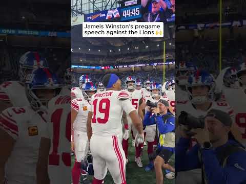 Jameis set the tone 🙌 (via @Giants/X)