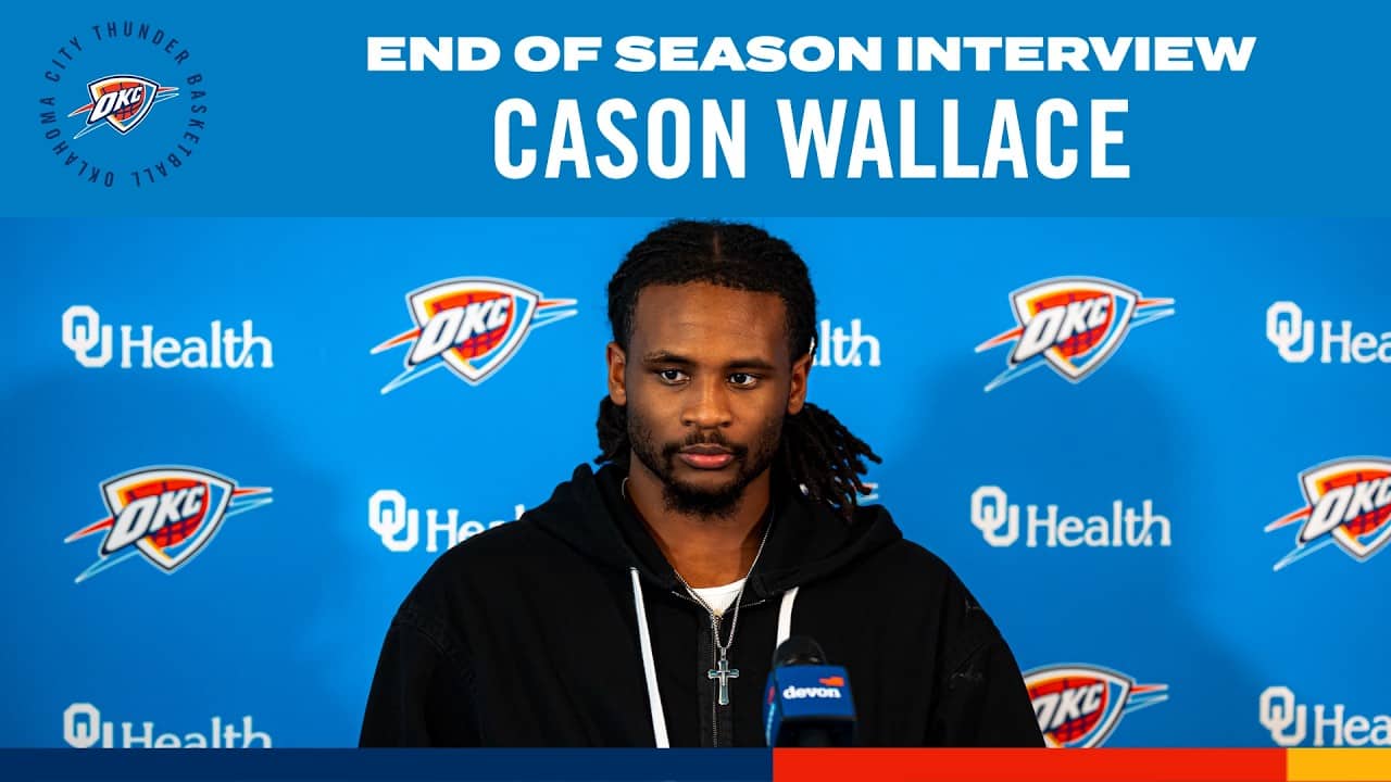 Cason Wallace | 2025-26 End-of-Season Interviews | OKC Thunder