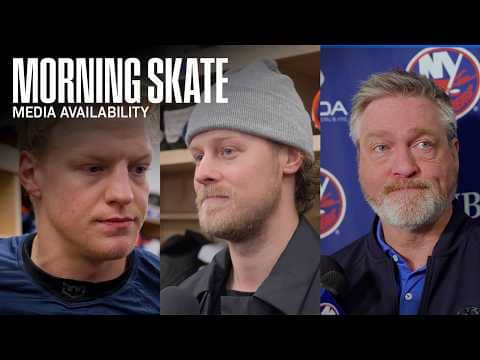 New York Islanders Morning Skate Media Availability | NYI at WPG
