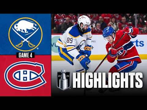 Sabres vs. Canadiens | NHL Playoff Highlights | Game 4 | May 12, 2026