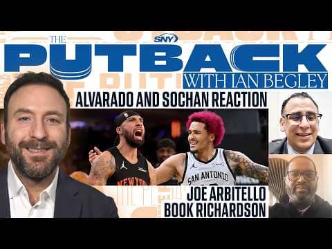 Jeremy Sochan reaction and Jose Alvarado praise | The Putback with Ian Begley