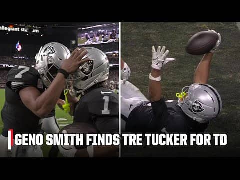 Tre Tucker punches it in for the Raiders touchdown 💪 | NFL on ESPN