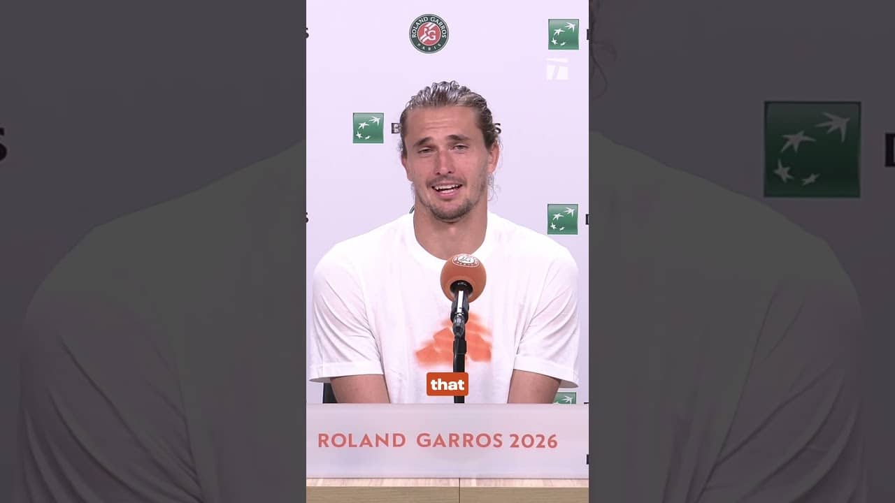 Sascha has one goal in mind 🏆 #rolandgarros #tennis #zverev #favorite