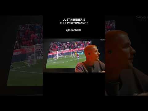 Justin Bieber disfrutó del Coachella con el gol de Muriqi 👀