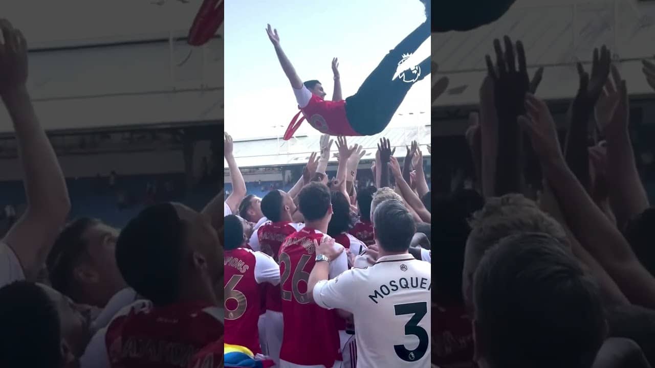 Arteta Went AIRBORNE 😂