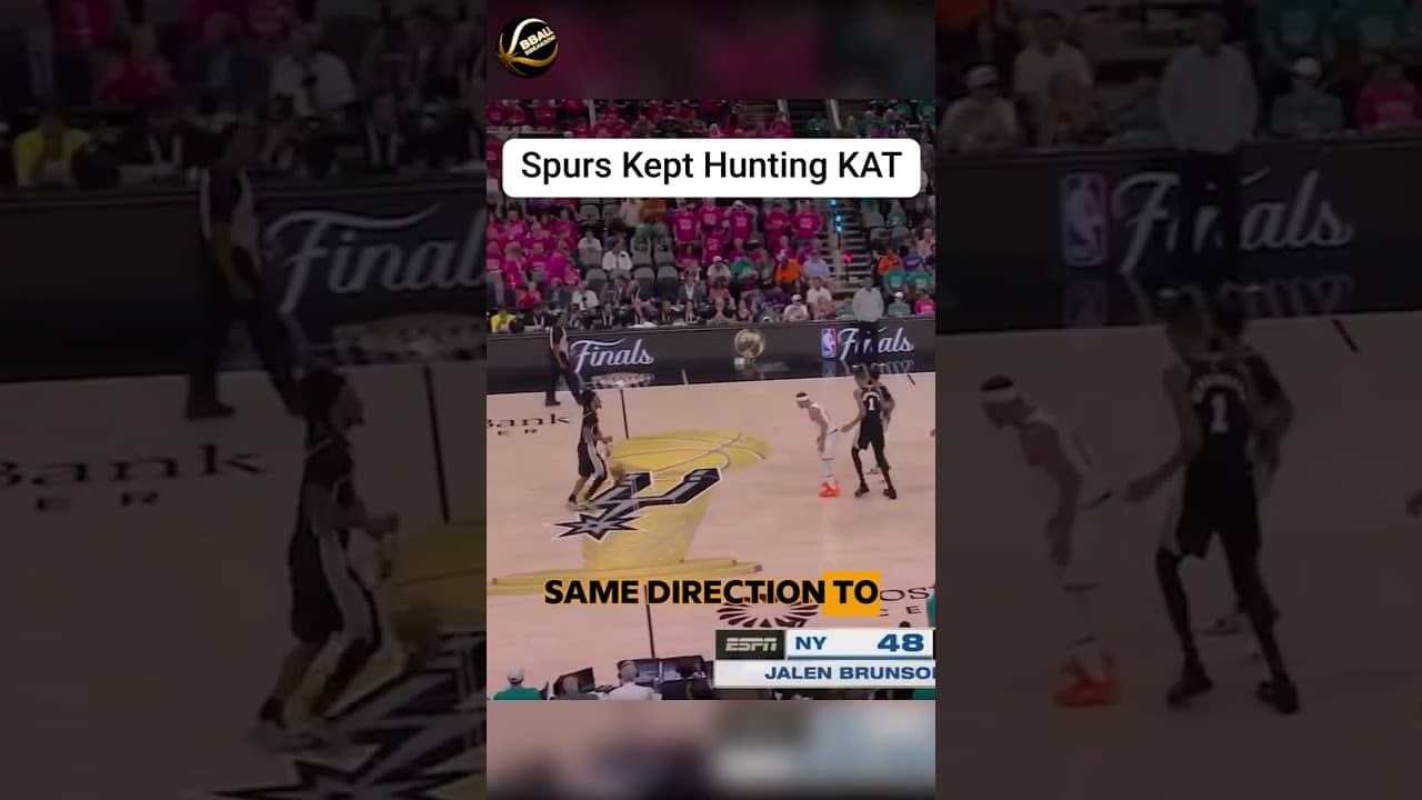 The Spurs Had a Play Specifically Designed to Exploit Karl-Anthony Towns
