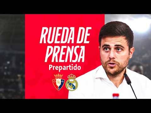 Rueda de prensa de Alessio Lisci previa al partido Osasuna vs Real Madrid | 20.02.2026