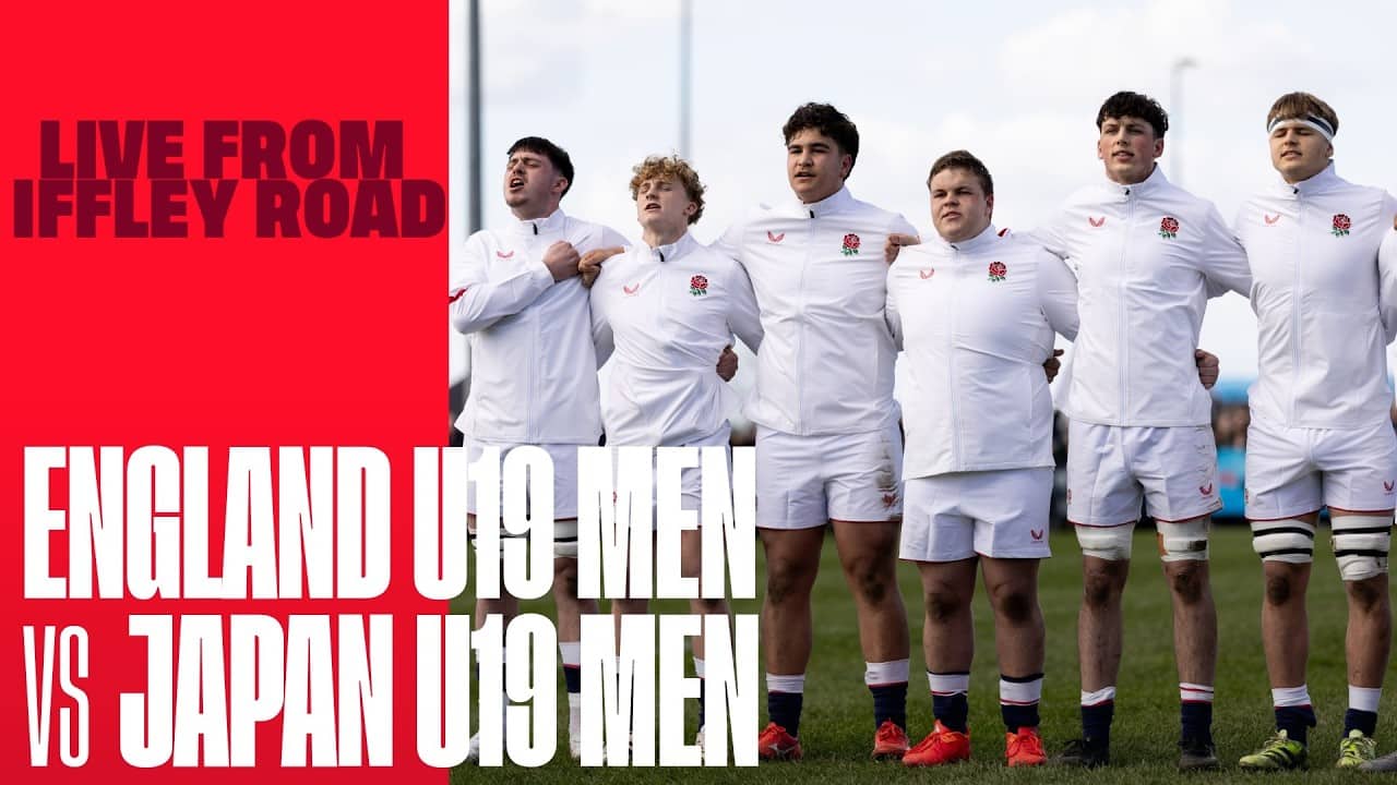 LIVE | England U19 Men v Japan U19 Men | Iffley Road, Oxford