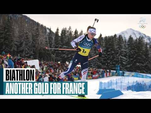France a tour de force at women's 4x6km biathlon relay