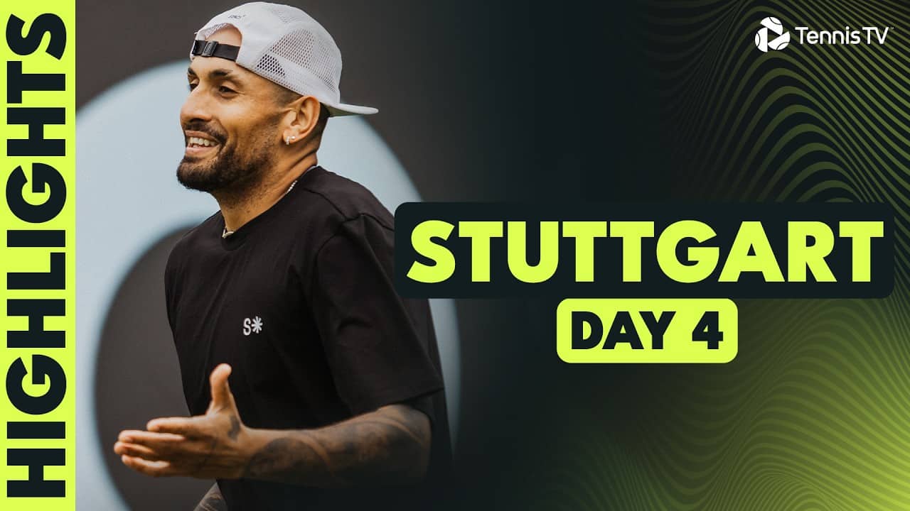 Kyrgios vs Shimabukuro; Shelton, Fritz & Tiafoe Feature | Stuttgart 2026 Day 4 Highlights