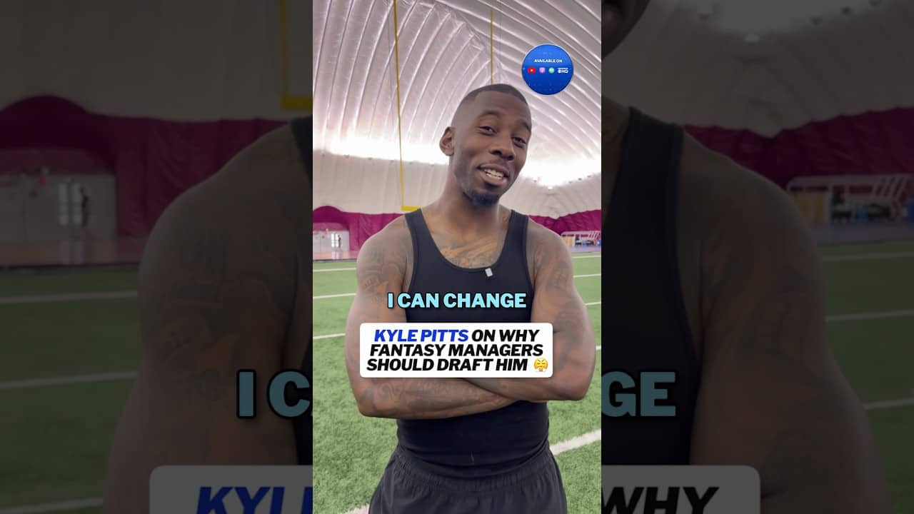 “Be optimistic!” -Kyle Pitts 😅 #nfl #football #fantasyfootball