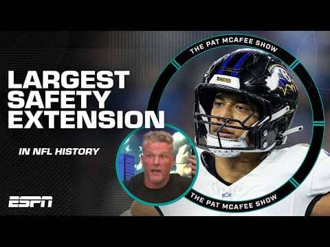 NFL HISTORY 🚨 Kyle Hamilton reaches 4-year/$100.4 million extension w/ Ravens | The Pat McAfee Show