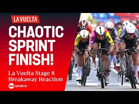 2025 La Vuelta a España Stage 8 REACTION: Extremely messy sprint finish! 😅