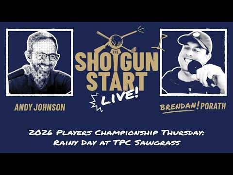 Thursday at the 2026 Players Championship: Rainy Opening Round at TPC Sawgrass | The Shotgun Start