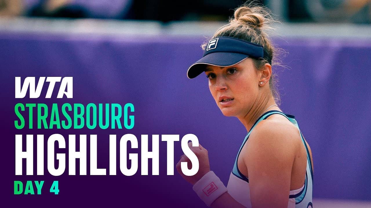 Day 4 in Strasbourg featuring Cristian, Navarro & more! | WTA Match Highlights