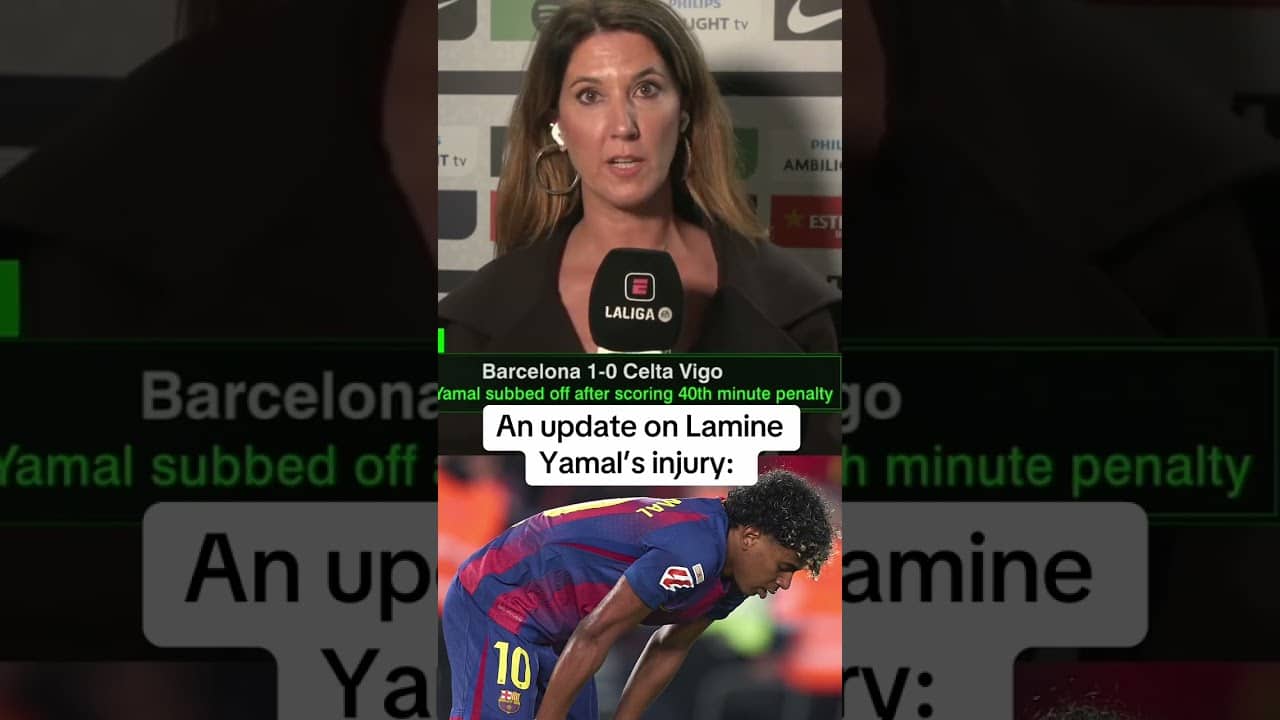 Lamine Yamal’s injury 'looks like a torn hamstring' 🚨