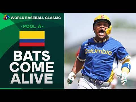 Team Colombia takes the LEAD with a four-run 6th inning! 🇨🇴 | World Baseball Classic Highlights