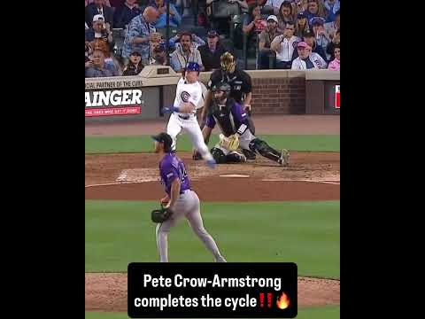 PCA hits the 13th cycle in Cubs history 👏