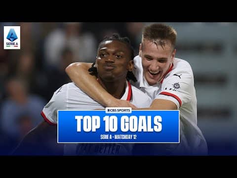 Serie A Top 10 Goals of Matchday 12 - 2024/25 | Rafael Leão, Hakan Çalhanoğlu | CBS Sports Golazo