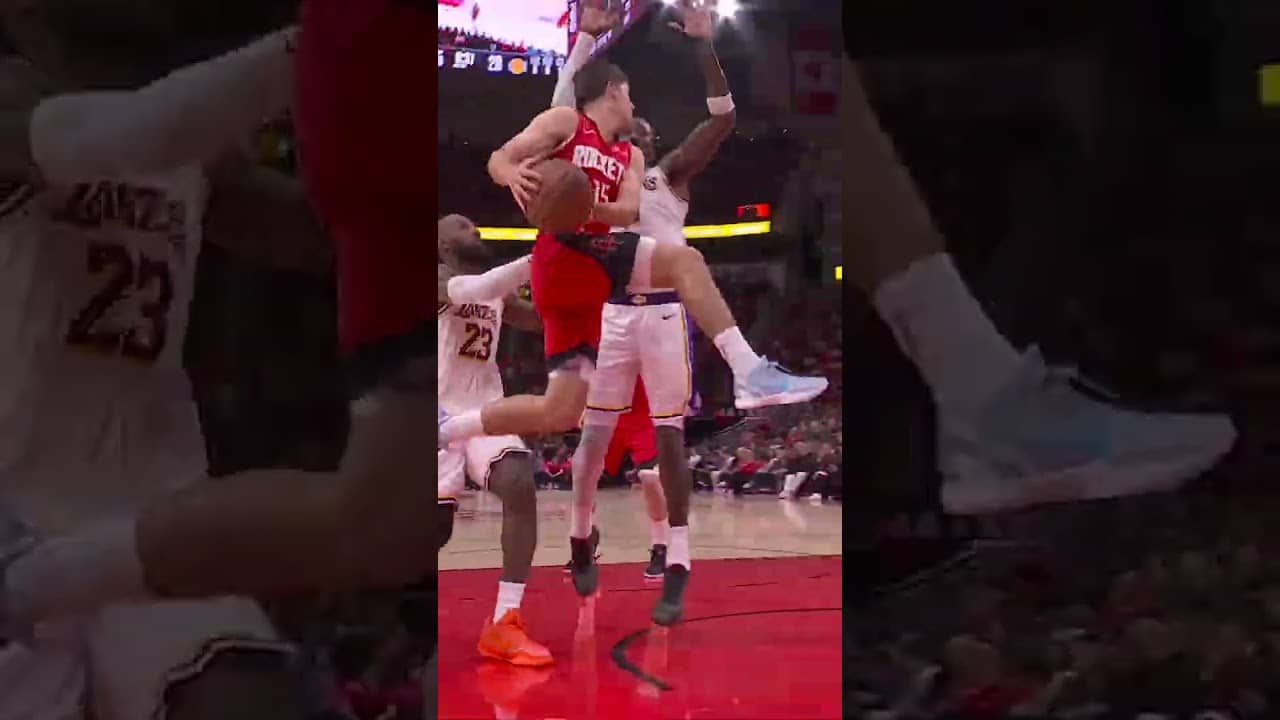 Reed with the dime 🫨  and-one for Alpi! 💪 #rockets