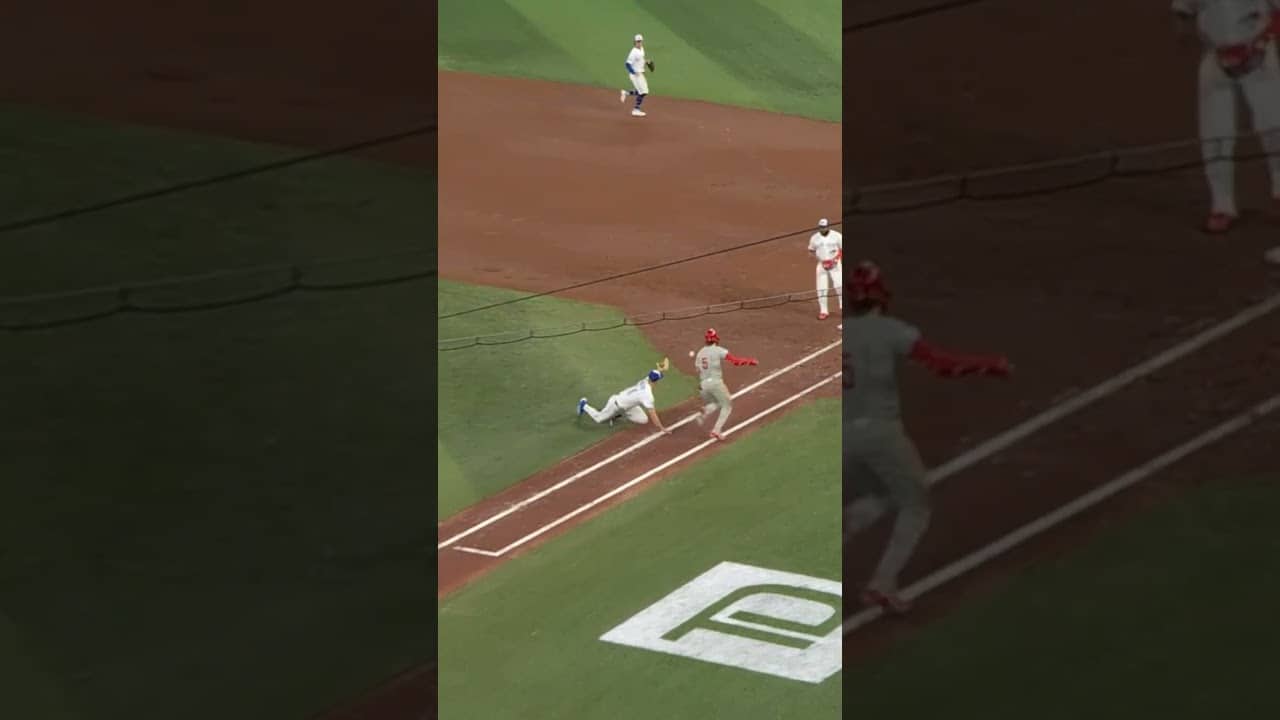 Vladdy was stunned by Tyler Rogers' glove flip skills