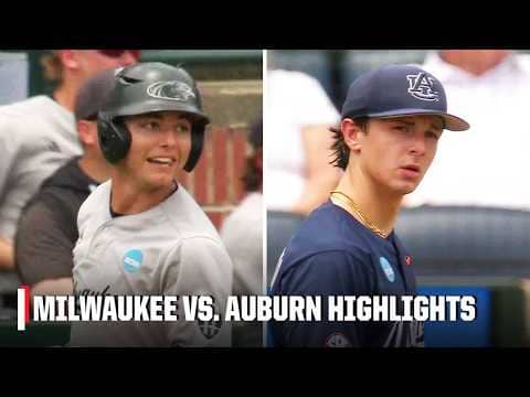 20+ RUNS 🍿 Milwaukee Panther vs. Auburn Tigers | Full Game Highlights | ESPN College Baseball