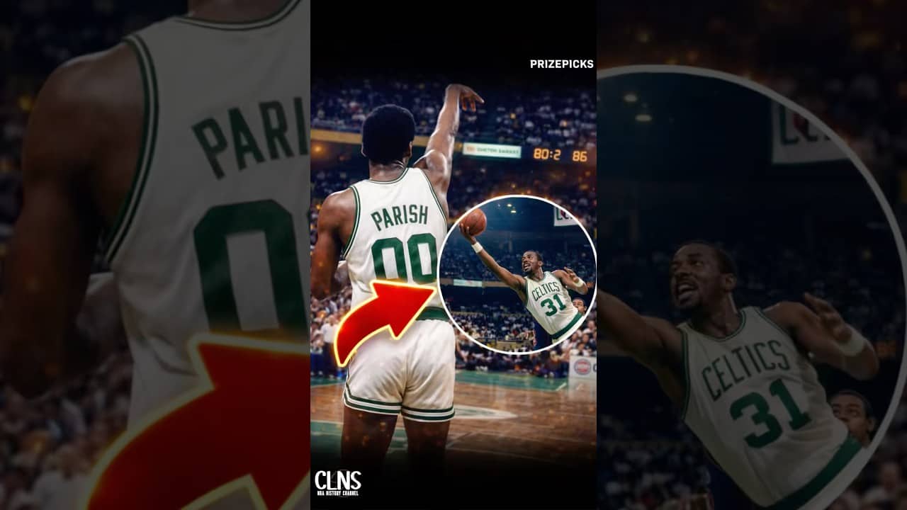 Robert Parish PERFECT Pass to a Streaking Cornbread Maxwell in 1985 #celtics