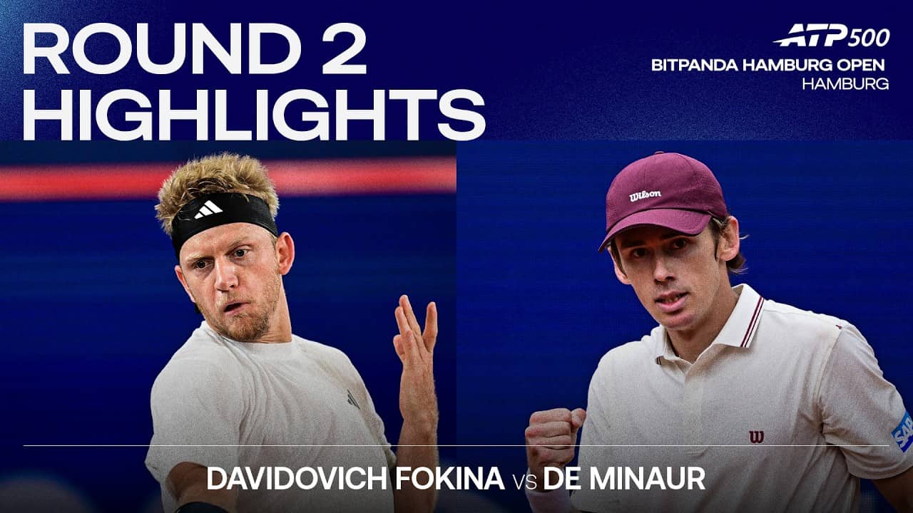 Alejandro Davidovich Fokina vs Alex de Minaur Highlights | Hamburg 2026 Round 2