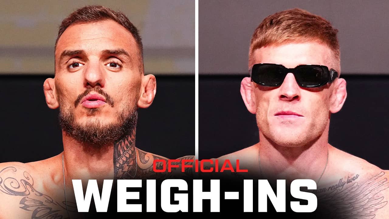 Moicano vs Duncan Weigh-Ins | UFC Vegas 115