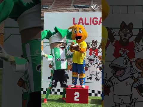 ASÍ ha sido la entrega de premios de #LALIGADELASMASCOTAS 🥳🏆 #realbetis #shorts
