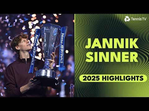 An Incredible Six Titles & Year-End World No.2 | Jannik Sinner 2025 ATP Highlight Reel