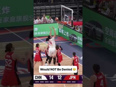 Good luck boxing out 7"3" Ziyu Zhang 😤 #AsiaCupWomen