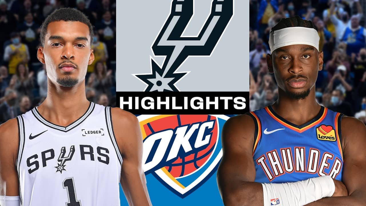 EVERY BIG MOMENT FROM SPURS VS THUNDER THIS SEASON!