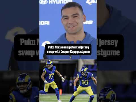 Safe to say nobody should take that jersey from Puka this weekend 😂