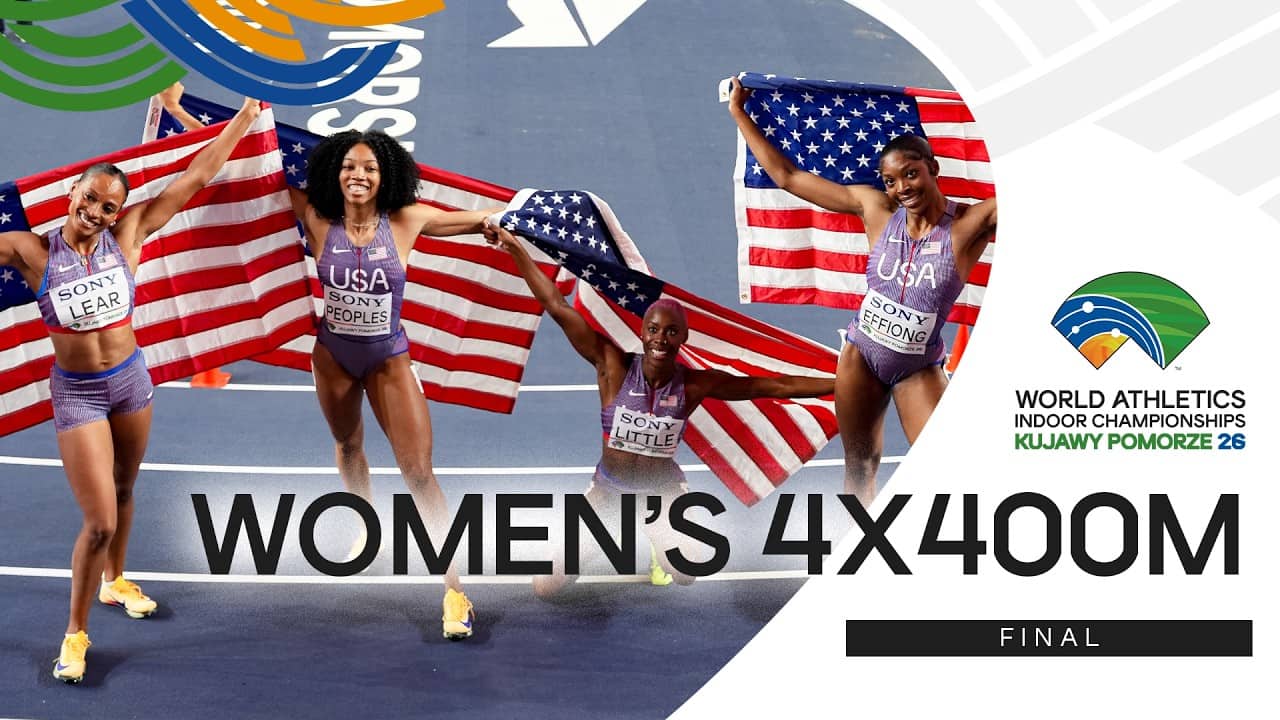 Full Women's 4x400m Final  | World Indoor Championships Kujawy Pomorze 26