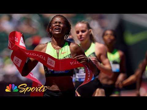 Lilian Odira finishes strong in Prefontaine women's 800m win | NBC Sports