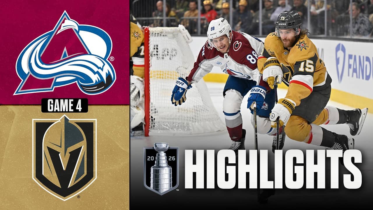 Avalanche vs. Golden Knights | NHL Playoff Highlights | Game 4 | May 26, 2026
