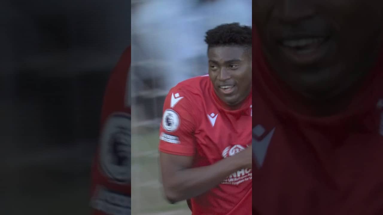 Taiwo Awoniyi with a HUGE goal against Arsenal #OnThisDay in 2023! 🇳🇬💪