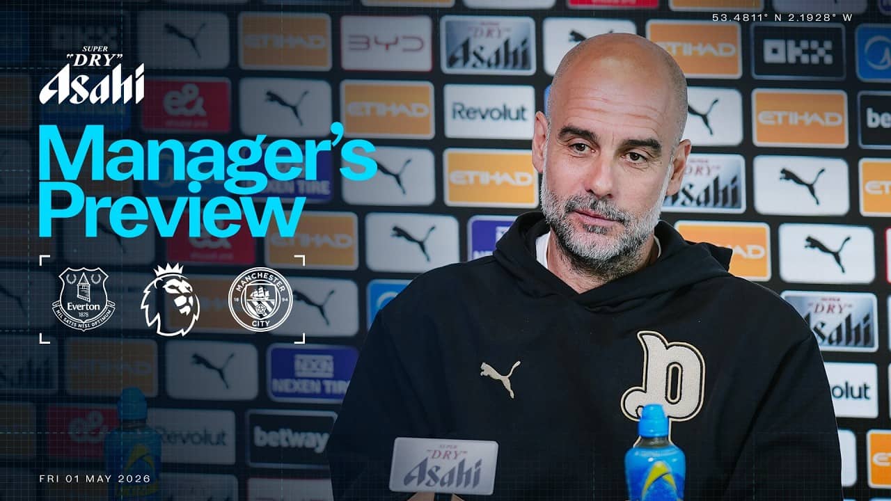 PEP GUARDIOLA PRESS CONFERENCE | Everton | Premier League